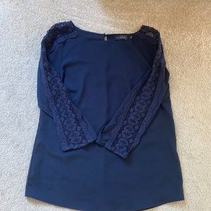 The Limited Navy Blouse